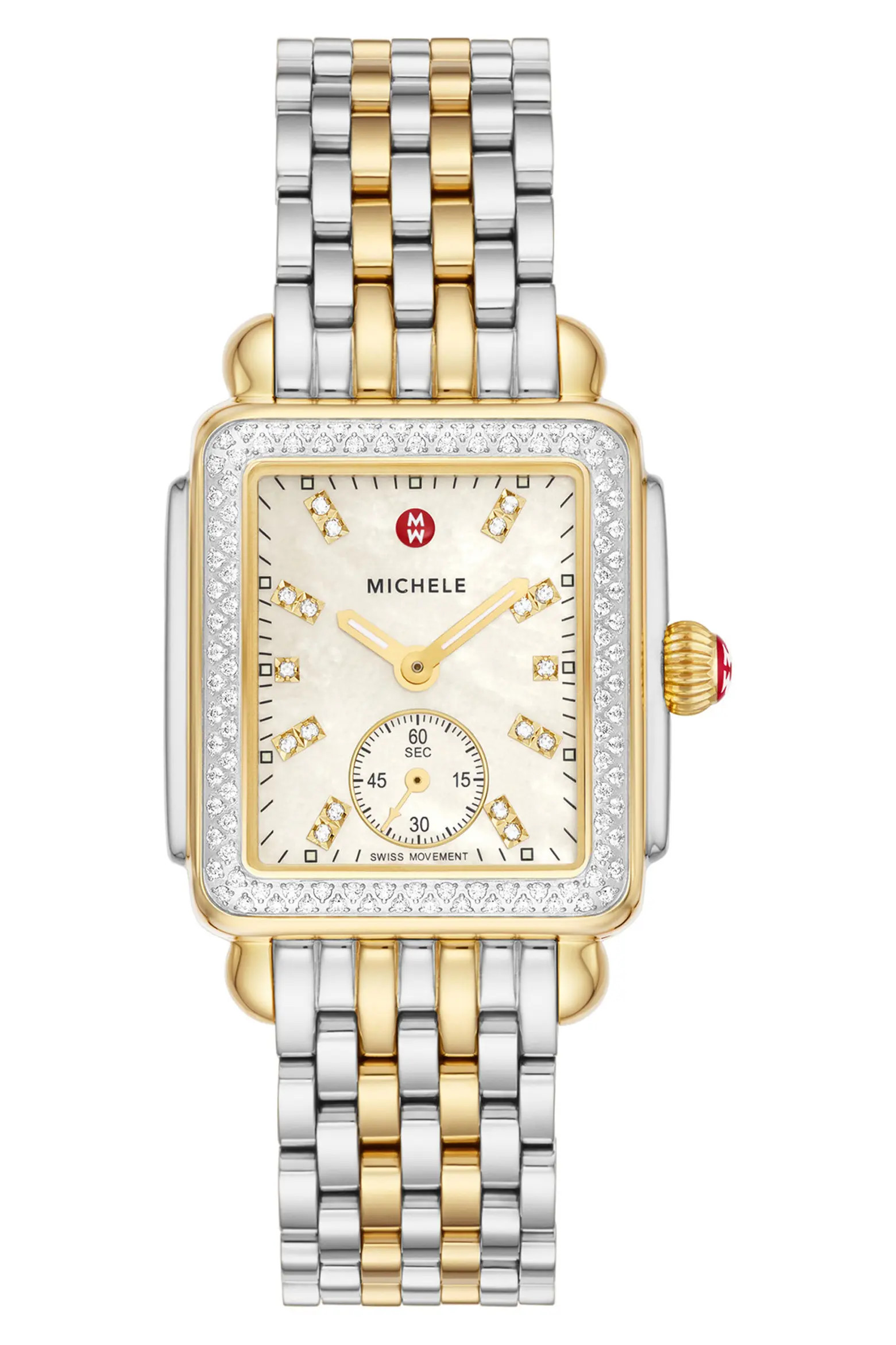 MICHELE Deco Mid Diamond Bracelet Watch, 29mm (Women) | Nordstrom | Nordstrom
