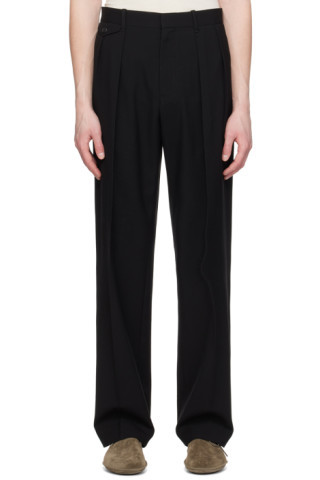 Black Marcello Trousers | SSENSE