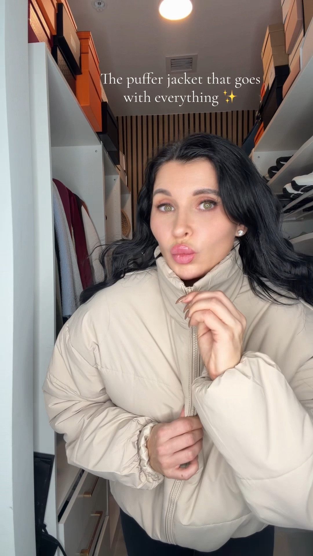 Beige lightweight warm puffer jacket 

#LTKSeasonal #LTKFindsUnder50 #LTKWorkwear