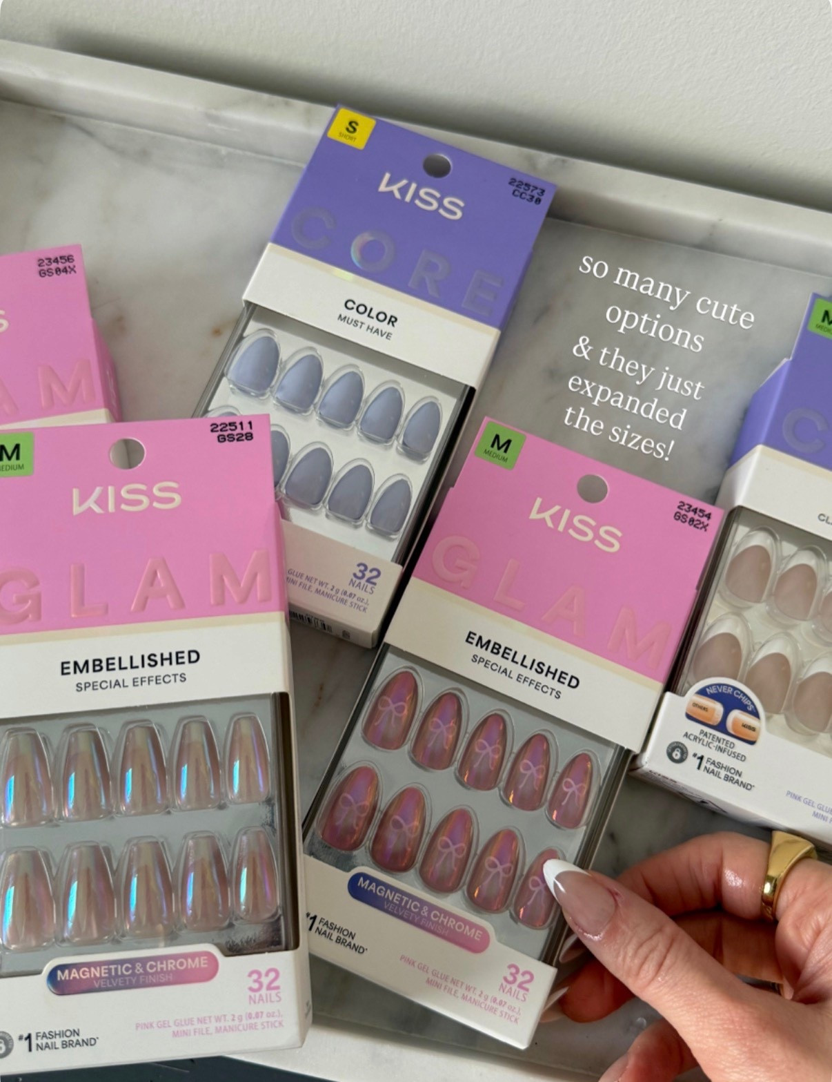 Kiss press on nails I’ve been loving 

#LTKgrwm #LTKselfcare #LTKBeauty