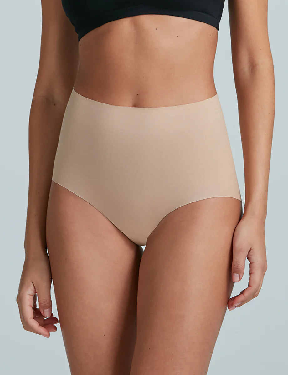 Cotton High Rise Bikini XS/S / Beige | Commando®