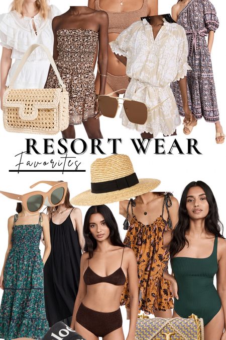 Resort wear favorites 

Dresses, swimsuits, coverups, sunglasses, sun hat, beach tote, purse and sandals. 

#LTKFind #LTKtravel #LTKstyletip