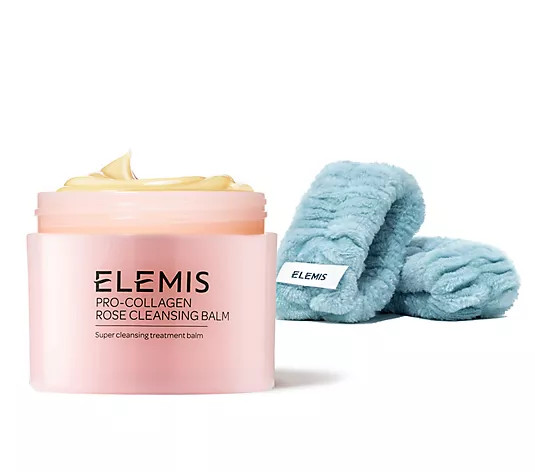 ELEMIS Super-size Pro-Collagen Cleansing Balm w/ Cloth Cuffs - QVC.com | QVC