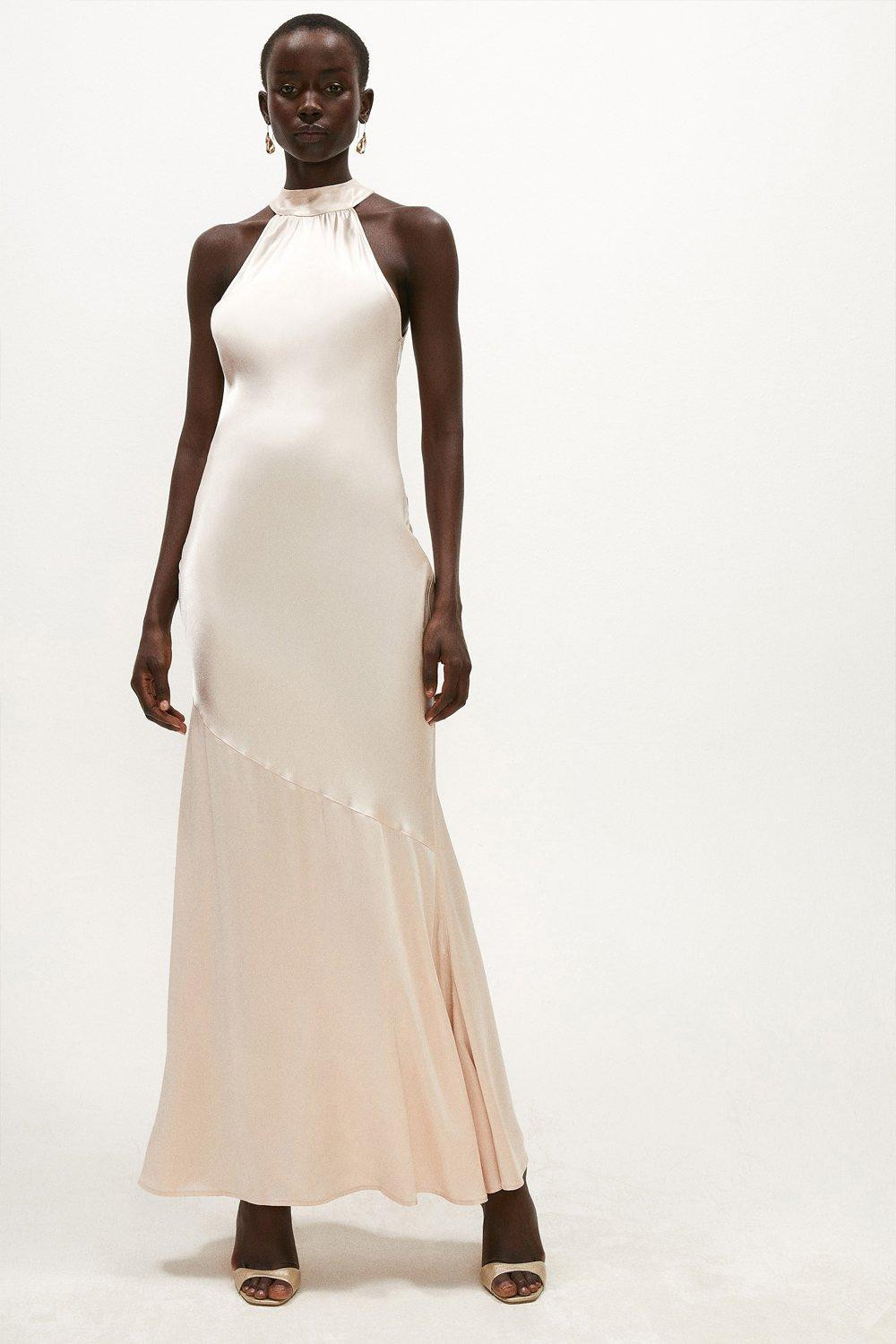 Satin Halter Neck Maxi Dress | Coast UK & IE