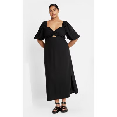 CITY CHIC | Women's Plus Size Nala Maxi Dress - black - 20W | Target