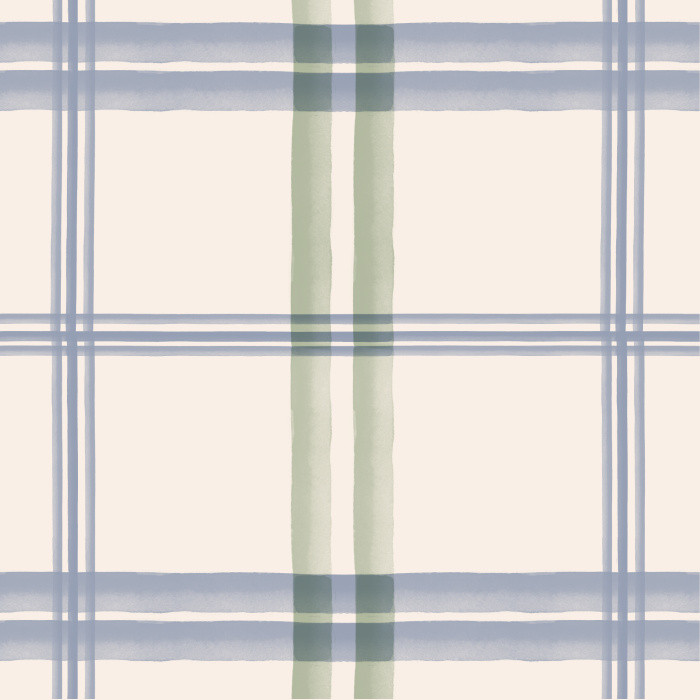 Windowpane Plaid Wallpaper | Love vs. Design