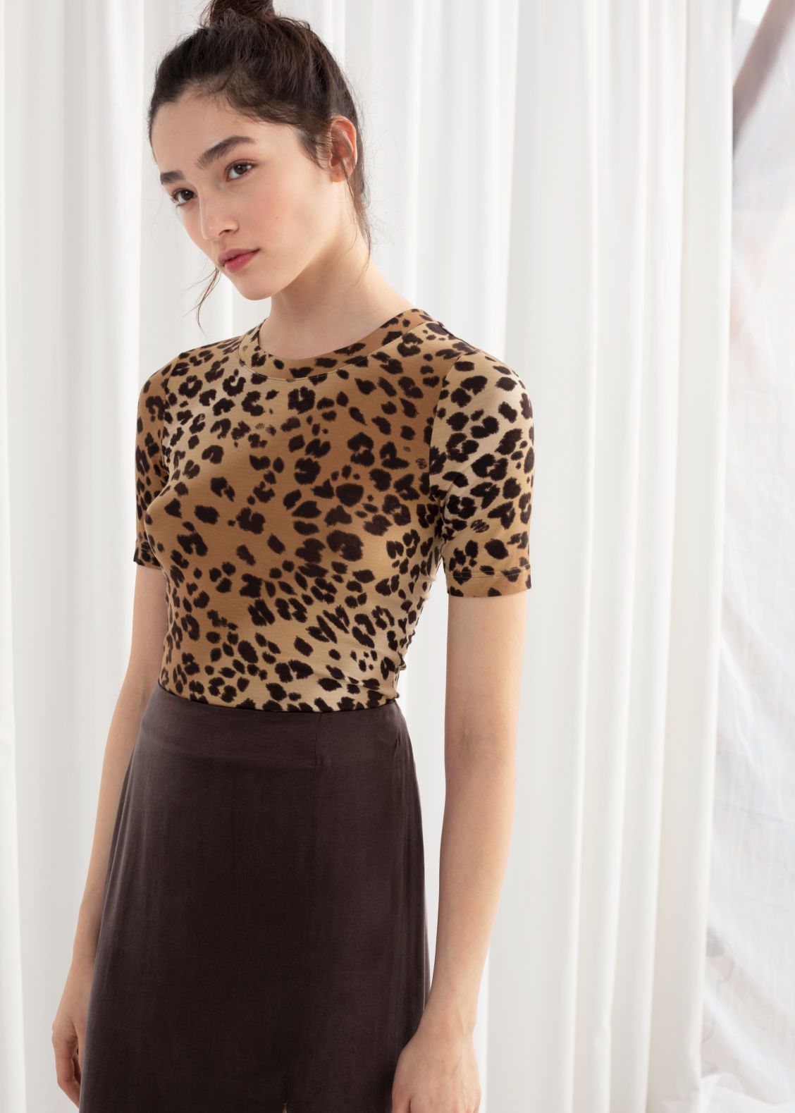 Fitted Leopard T-Shirt | & Other Stories (EU + UK)