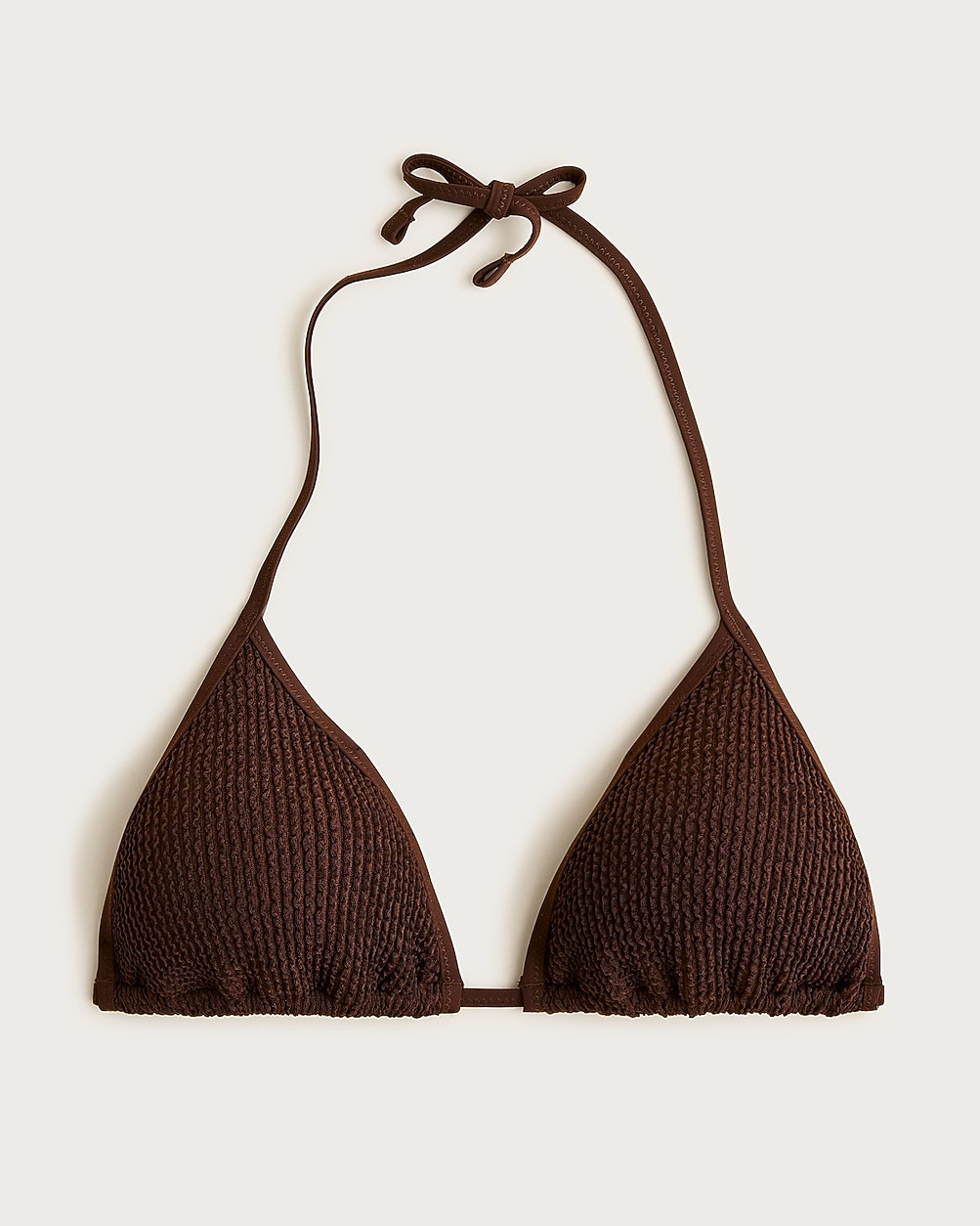 Scrunchie string bikini top | J. Crew US