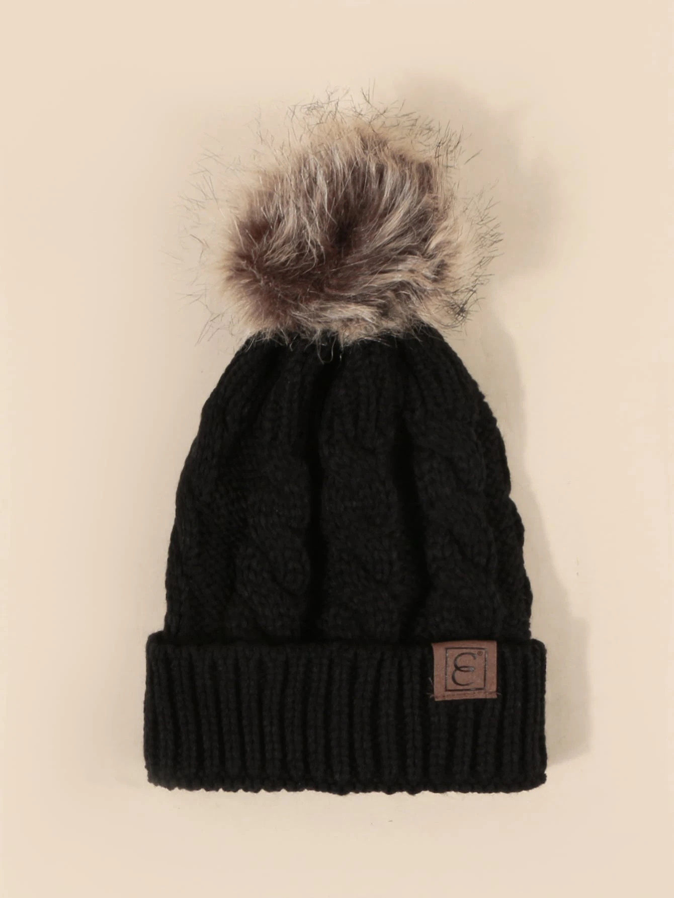 Pom Pom Decor Knit Beanie | SHEIN