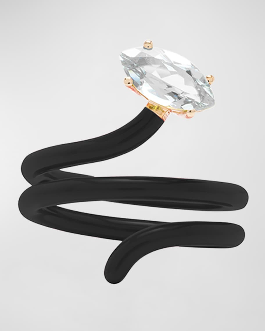 Bea Bongiasca Enameled Gold Vine Ring | Neiman Marcus