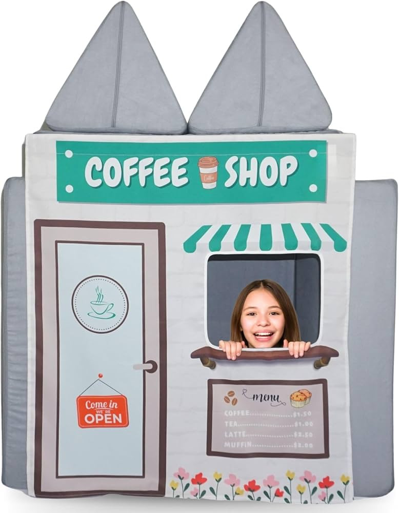 Couch Swag Play Panel for Childrens Foam Sofa Kids Couch (Coffee Shop) | Amazon (US)