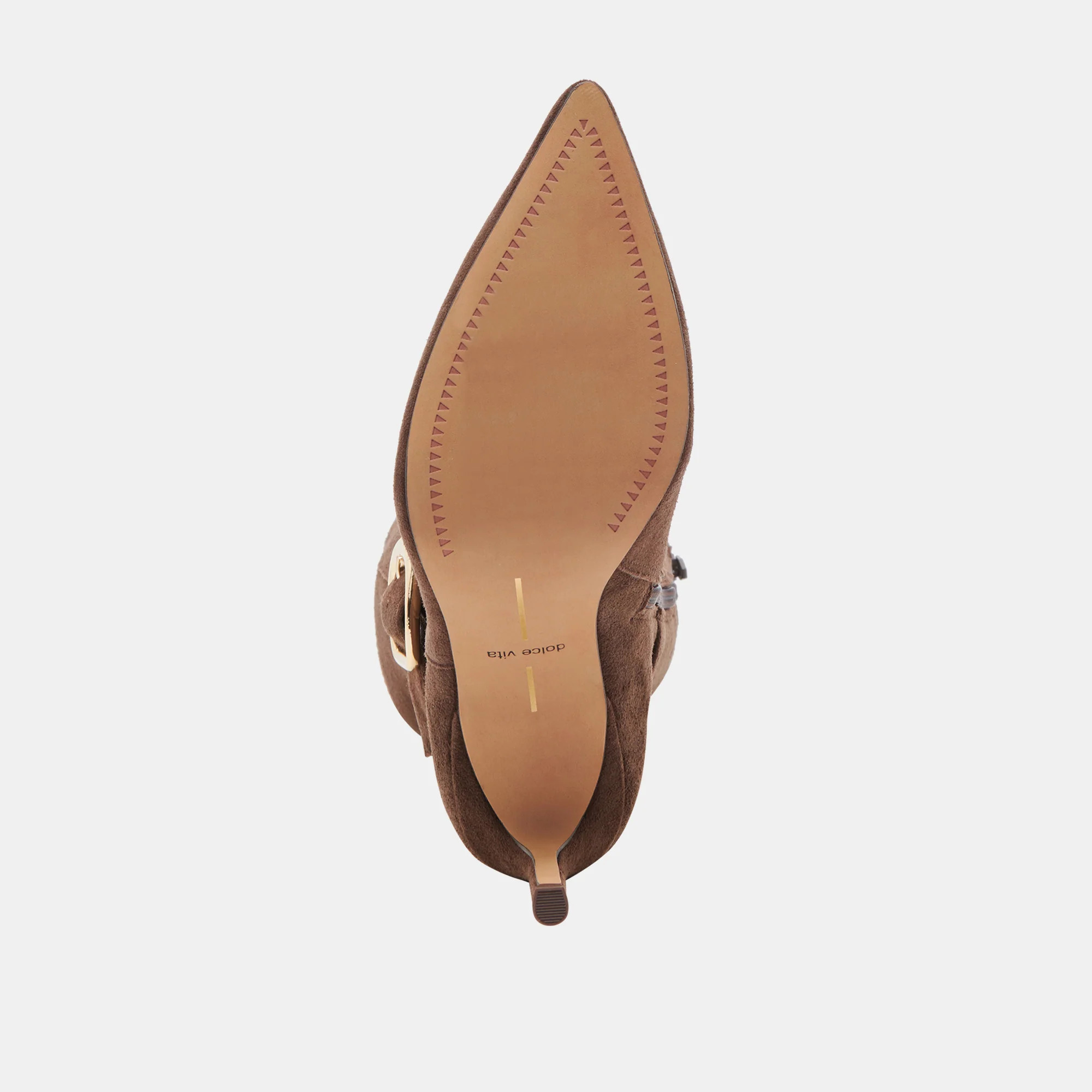 KINZY BOOTS DK BROWN SUEDE | DolceVita.com