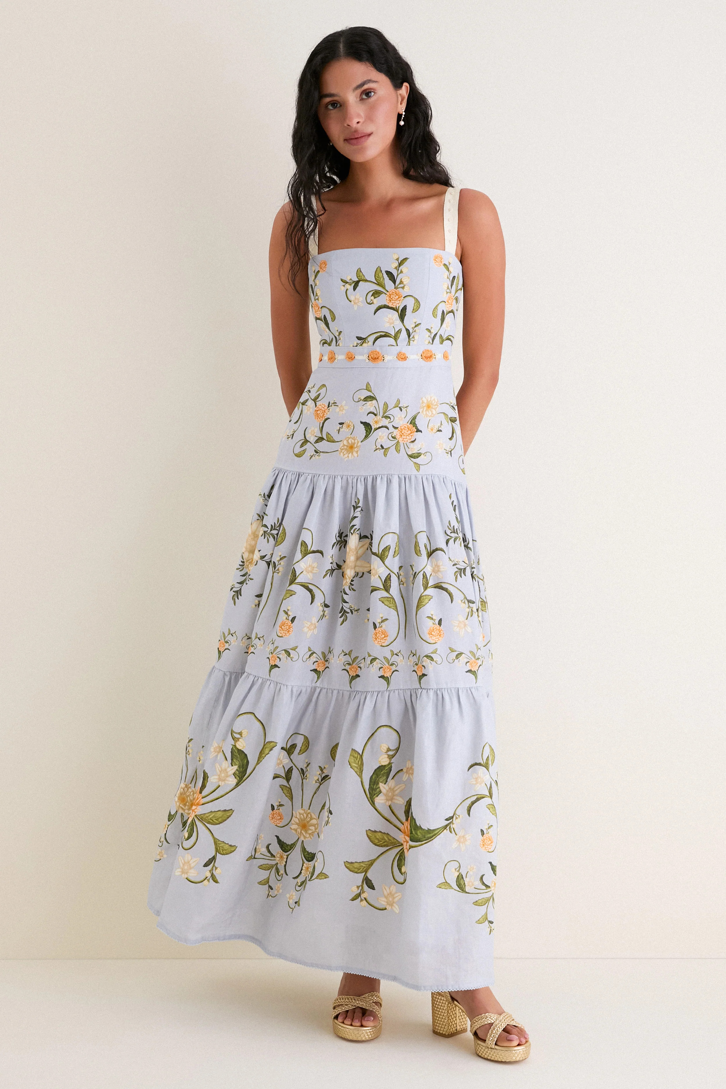 Valle Lima Maxi Dress | Tuckernuck (US)