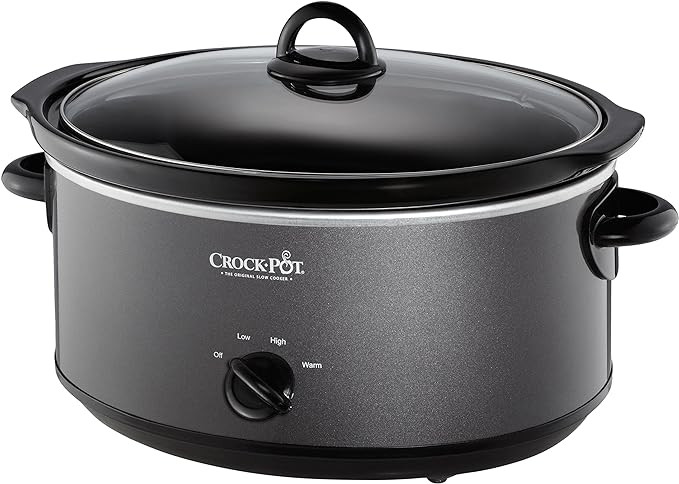 Crockpot SCV700-CH-BR Slow Cooker 7 quarts Charcoal | Amazon (US)