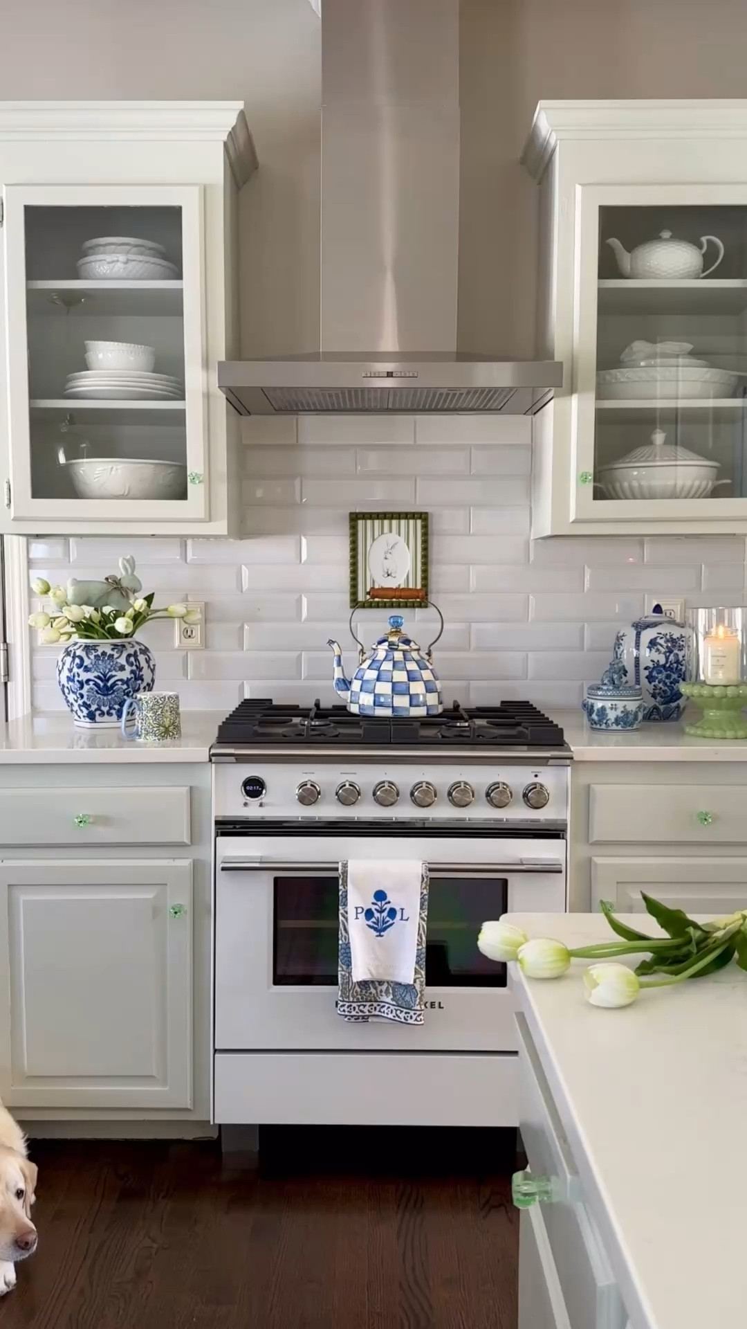 Spring touches in the kitchen .

#LTKSeasonal #LTKHome