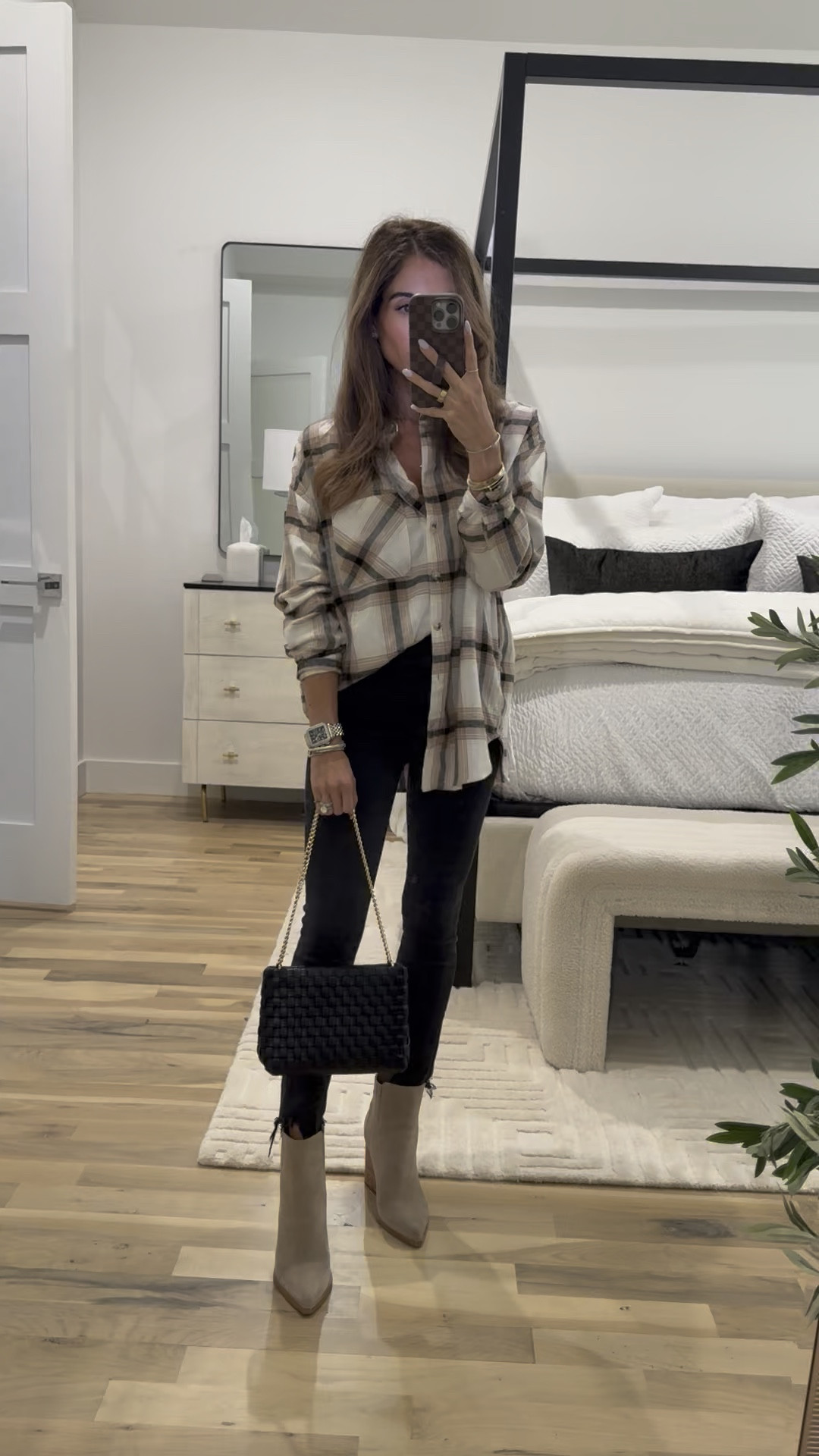 Thanksgiving outfit idea black jeans size Walmart plaid shirt  booties

#LTKPetite #LTKFindsUnder100 #LTKSaleAlert