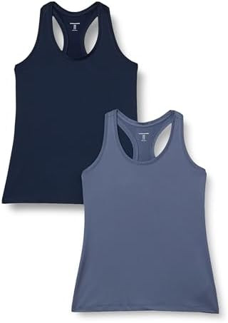 Amazon Essentials Women's Active Workout Quick Dry Tech Stretch Racerback Tank Top (Available in ... | Amazon (US)