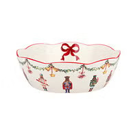 Wavy Nutcracker Servebowl Joll Multi | The Container Store