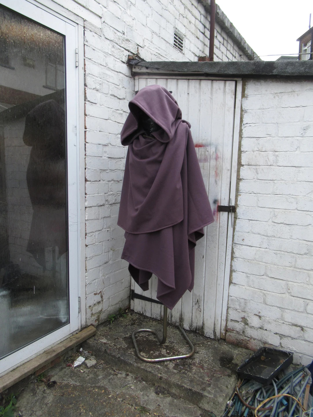 Wrap ruana hooded cape hooded large shawl, robe Warm oversized cape many colours Wool Blend warm ... | Etsy (US)