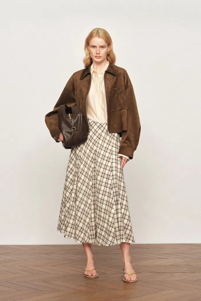 Coddenham Jacket in Faux Suede | Fabrique