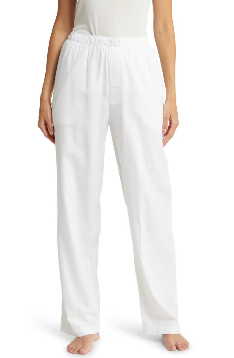 SKIMS Hotel Cotton Blend Pajama Pants | Nordstrom | Nordstrom