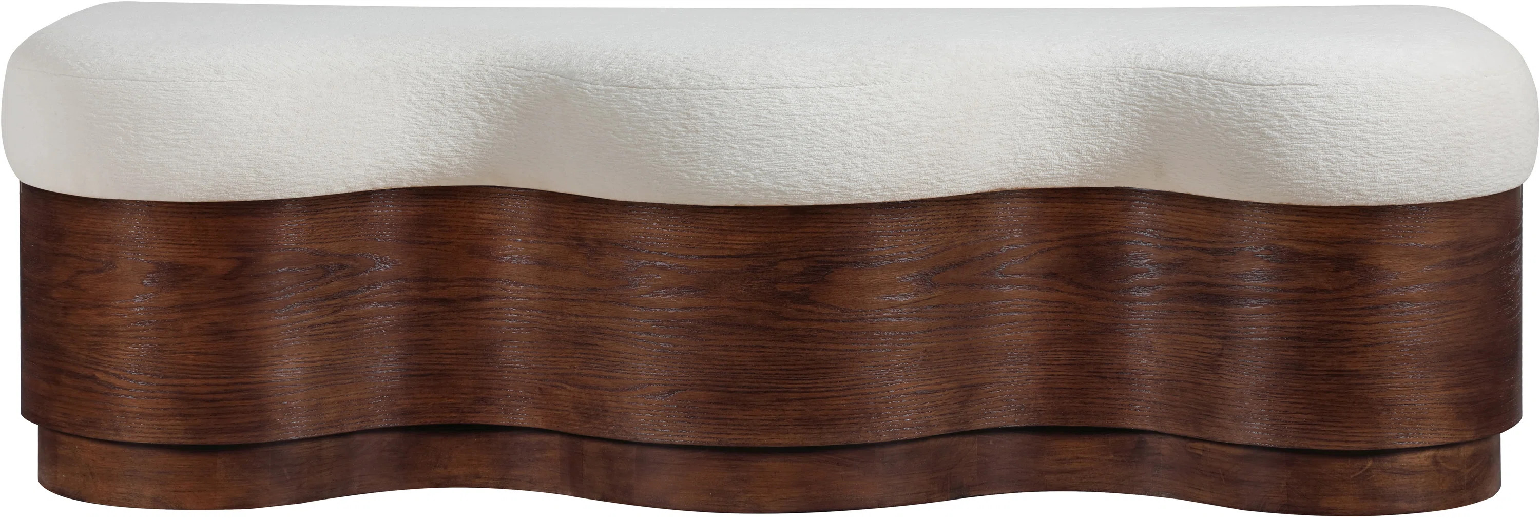 Mariaclara Velour Fur Fabric Bench | Wayfair North America