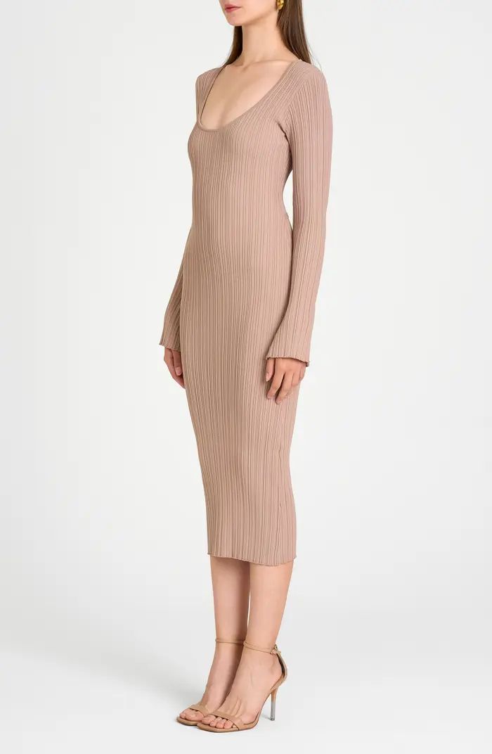 Alexi Long Sleeve Rib Dress | Nordstrom