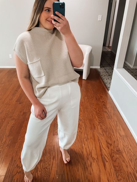 Tiktok viral free people set - sweater lounge set - amazon neutral fashion - neutral outfits - work from home stay at home mom outfits - casual comfy joggers set - save or splurge - free people dupes - boho style 




#LTKFind #LTKSeasonal #LTKsalealert