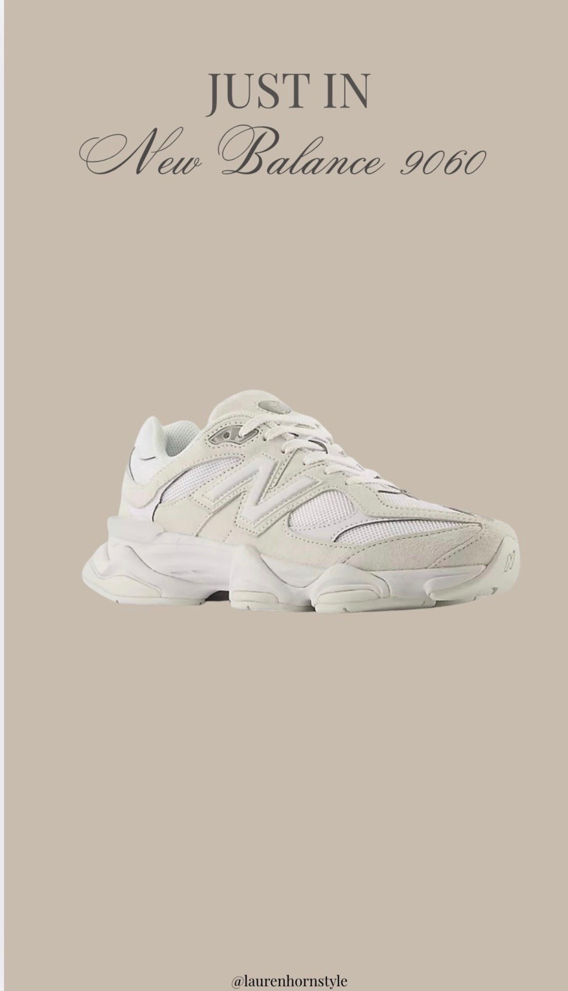 New balance 9060 new all white sneaker. Size down 1/2 size!

#LTKootd #LTKSeasonal #LTKActive