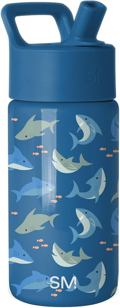 Simple Modern Kids Water Bottle with Straw Lid | 14oz Insulated Stainless Steel Kids Tumbler & Sp... | Amazon (US)
