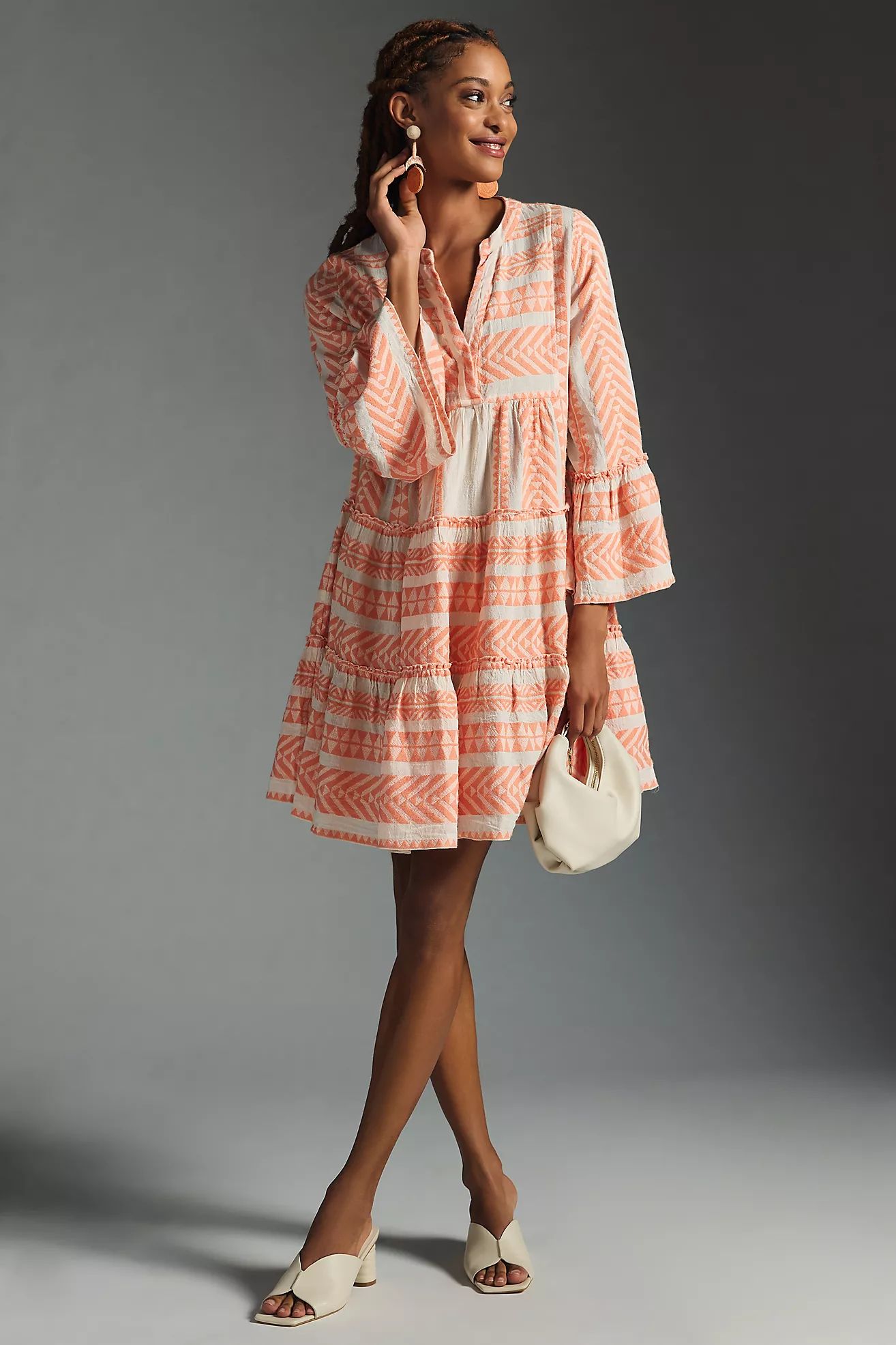 Devotion Twins Embroidered Ella Tunic Dress | Anthropologie (US)