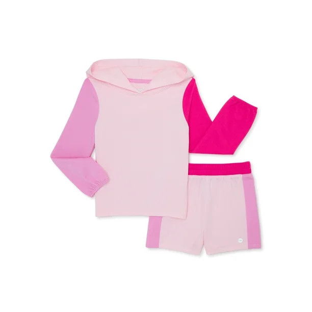 Avia Toddler Girls Performance T-Shirt and Shorts Set, 2-Piece, 12 Months-5T | Walmart (US)