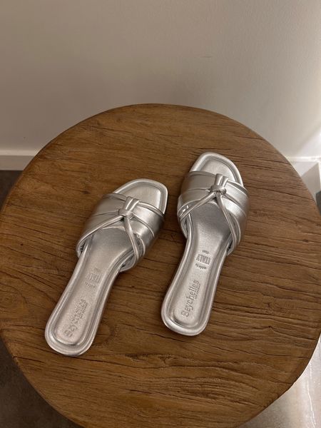 Silver summer sandals. 

#LTKstyletip #LTKshoecrush