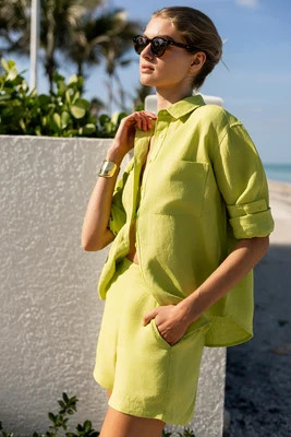Mallorca Short - Chartruese | Julia Amory