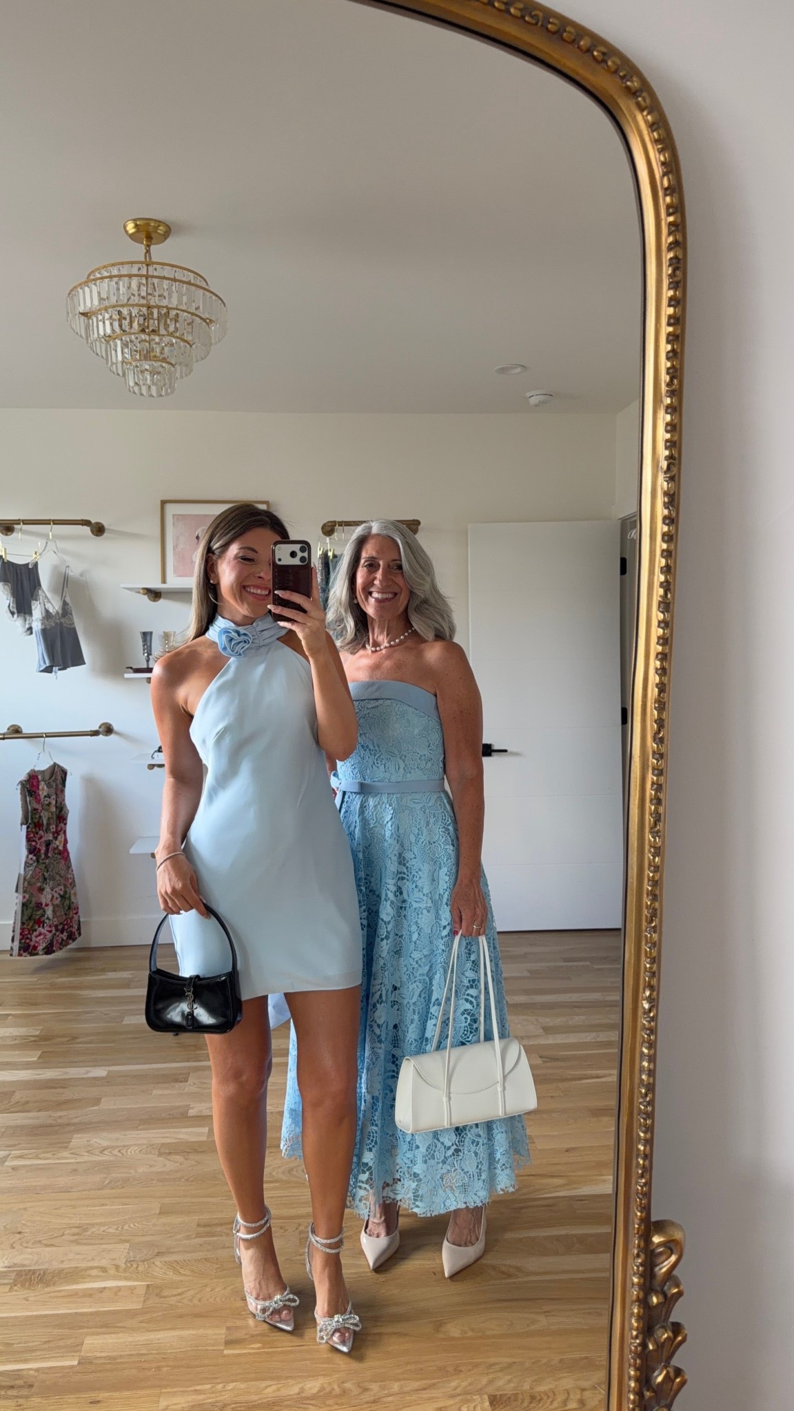 Mom and me blue wedding guest and formal event dresses  

Mac Duggal: Emerson10

i did my normal size 2
mom sized down to 4

Wedding guest
Formal event
Black tie
Floral
Metallic
Pleated
Mother of the bride
Special occasion 

#LTKootd #LTKgrwm #LTKSeasonal