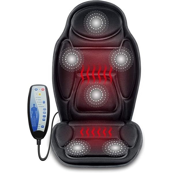 Seat Massager, Sotion Vibrating Back Massager for Chair Massage Cushion, 10 Vibrations to Relieve St | Amazon (US)