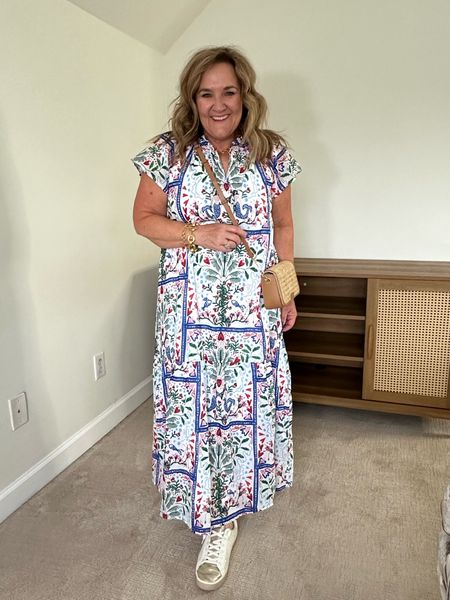 Great lightweight dress by loft! It has mermaids on it! 
I’m wearing a large. Comes with a small tie for the waist. Here I removed it and styled it casually. 

Loft dolce vita 

#LTKOver40 #LTKMidsize #LTKFindsUnder50