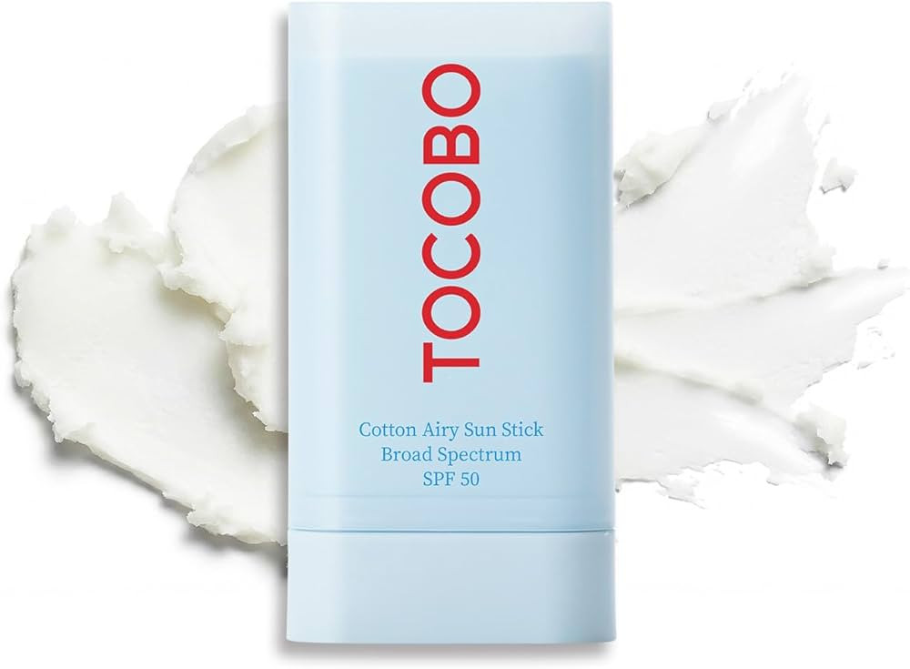 Cotton Airy Sun Stick SPF 50 Broad Spectrum Korean Matte Sunscreen Stick for Face - Travel Size S... | Amazon (US)