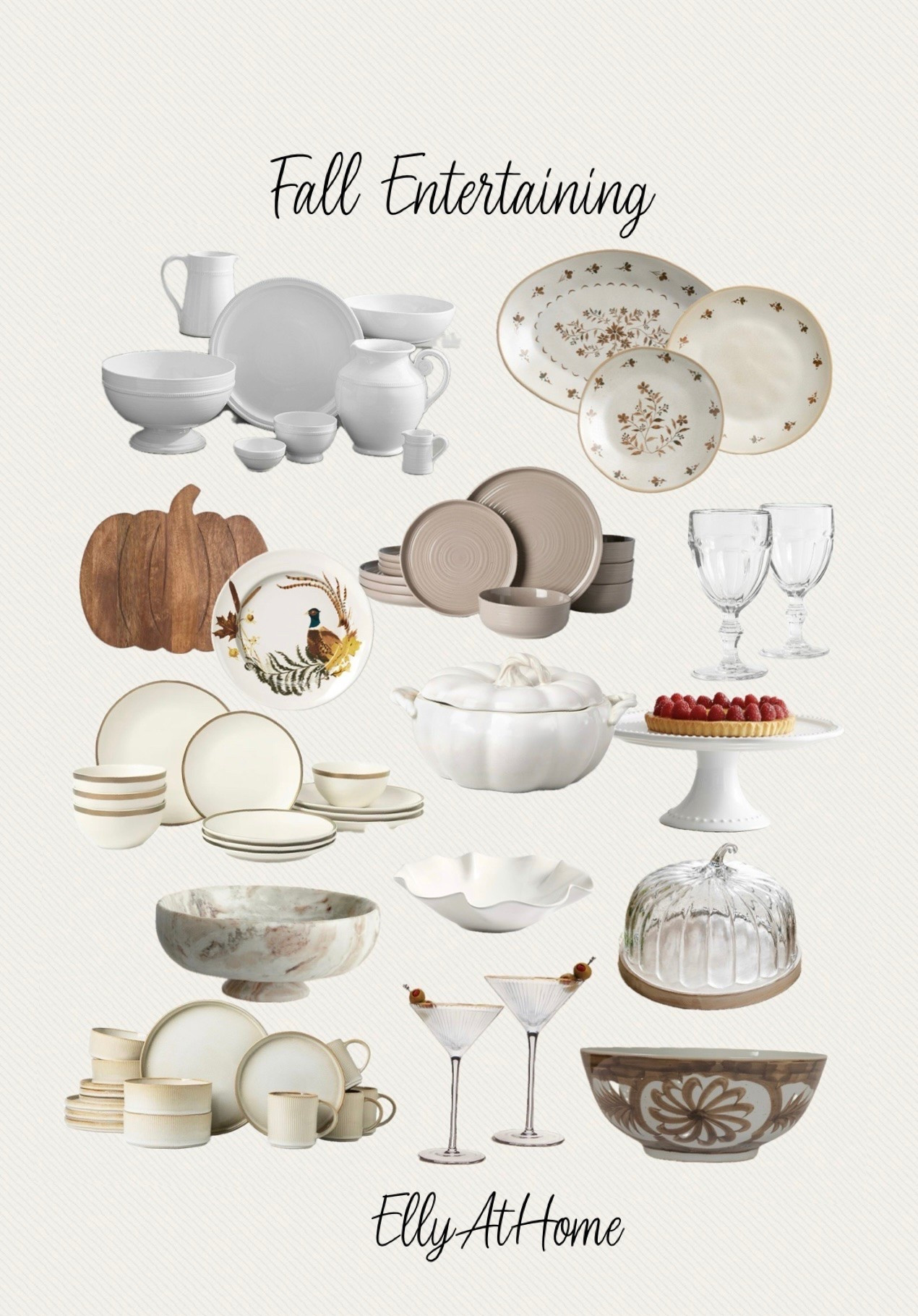Fall entertaining collections! Shop dinnerware, kitchen accessories, glassware, bowls, boards + more hosting and dining finds!

#LTKdayinmylife #LTKHome #LTKSaleAlert