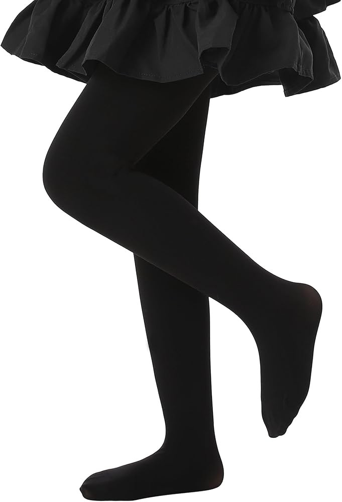 SUREPOCH Girls Fleece Lined Tights Thermal Warm Tights Footed for Winter Toddler Fleece Stockings... | Amazon (US)