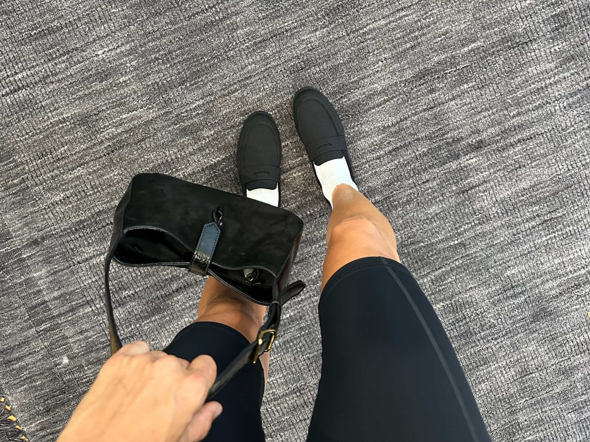 The bag of the season. Suede is IN  🖤

#LTKItBag #LTKShoeCrush #LTKStyleTip