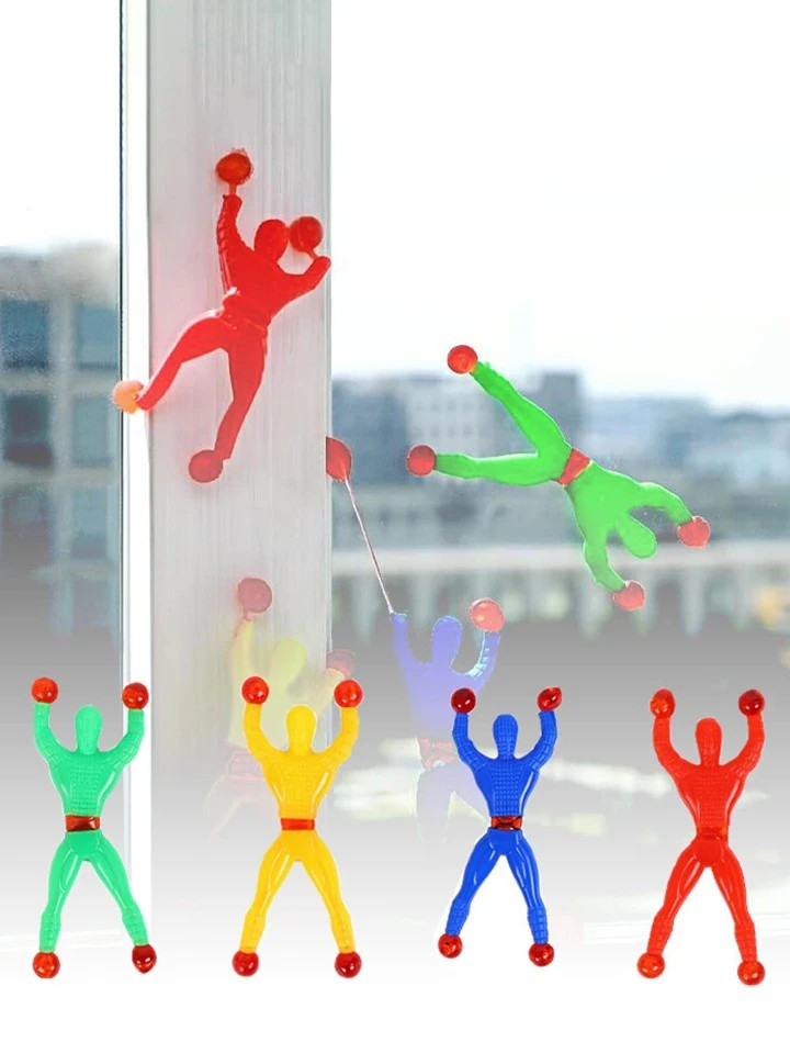 20pcs Funny Sticky Rolling Men Sticky Stretchy Wall Climbing Man Party Favor Tricky Novelty Toys ... | SHEIN