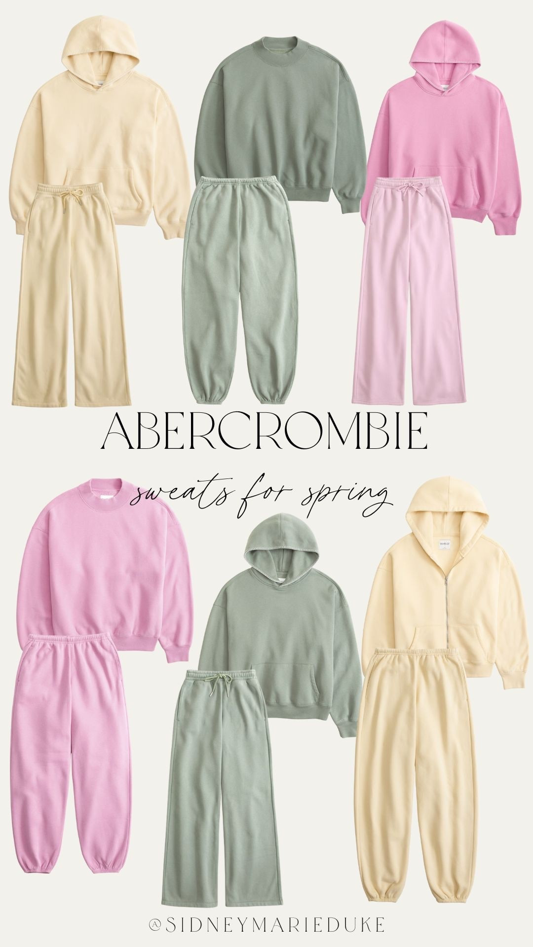New colors in my favorite Abercrombie sweats 🫶🏻