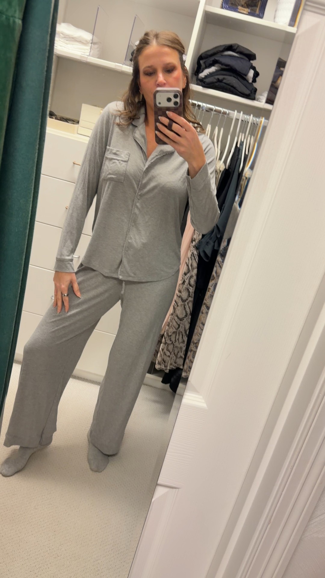 Obsessed with these Gap pajamas. They’re so comfy and come in a bunch of colors. Im wearing a size small.

#LTKFindsUnder50 #LTKootd #LTKOver40