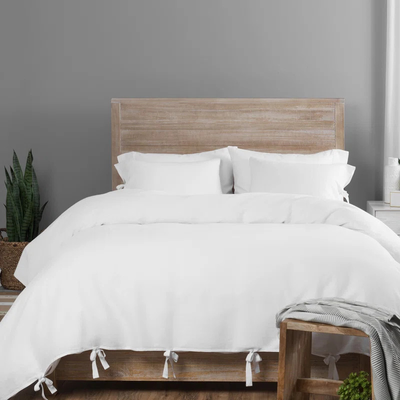 Barmedan Linen Modern & Contemporary 3 Piece Duvet Cover Set | Wayfair North America