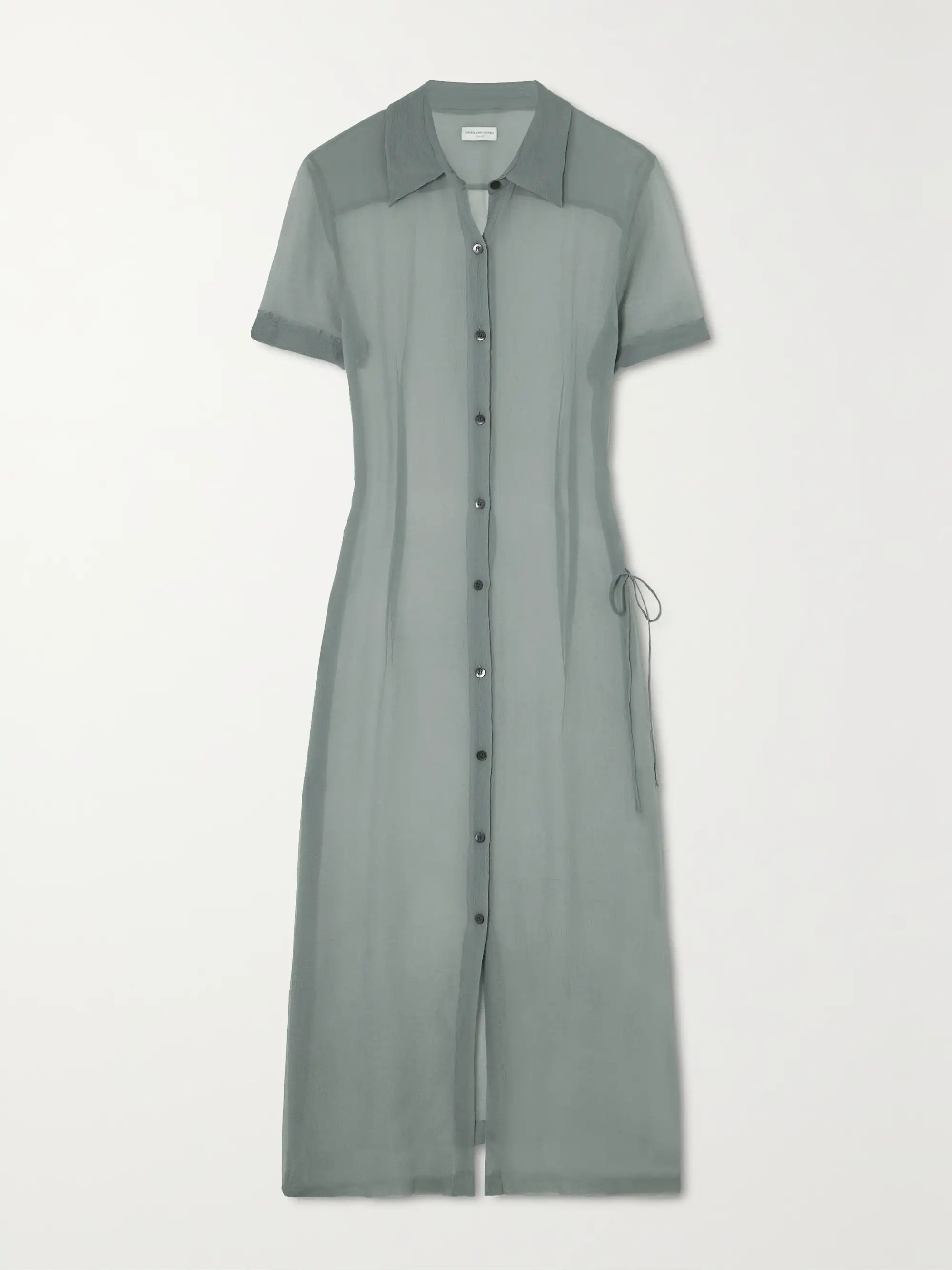 Silk crepe de chine shirt dress | NET-A-PORTER (UK & EU)