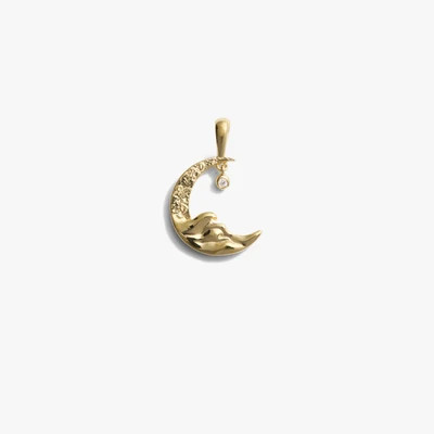 Diamond Moon Wave Amulet | Awe Inspired