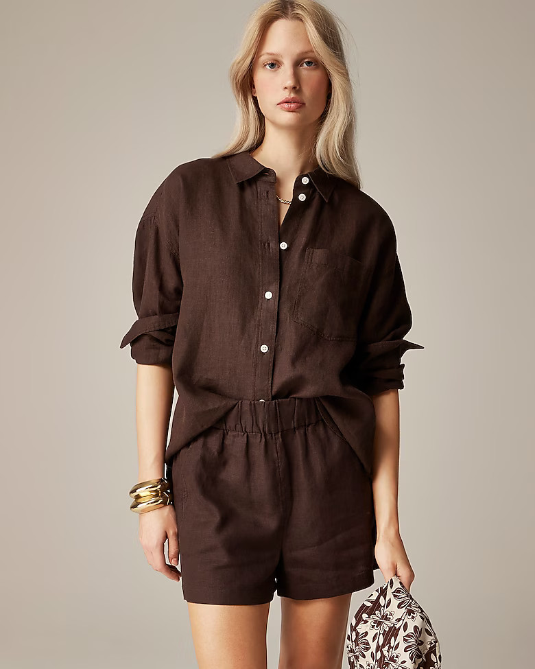 Tropez short in linen | J. Crew US