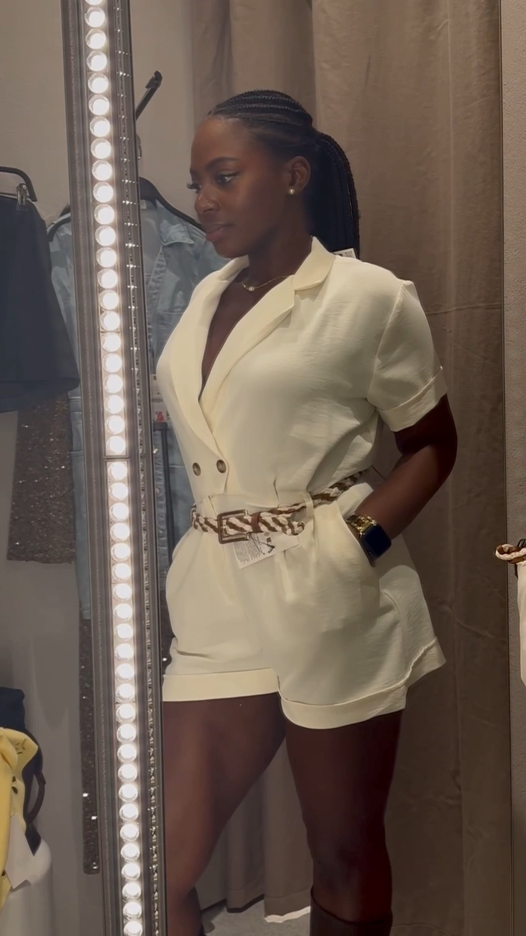 BRAIDED BELT SHORT JUMPSUIT
Sold out at Zara but linked similar 

#LTKMidsize #LTKFindsUnder100 #LTKStyleTip