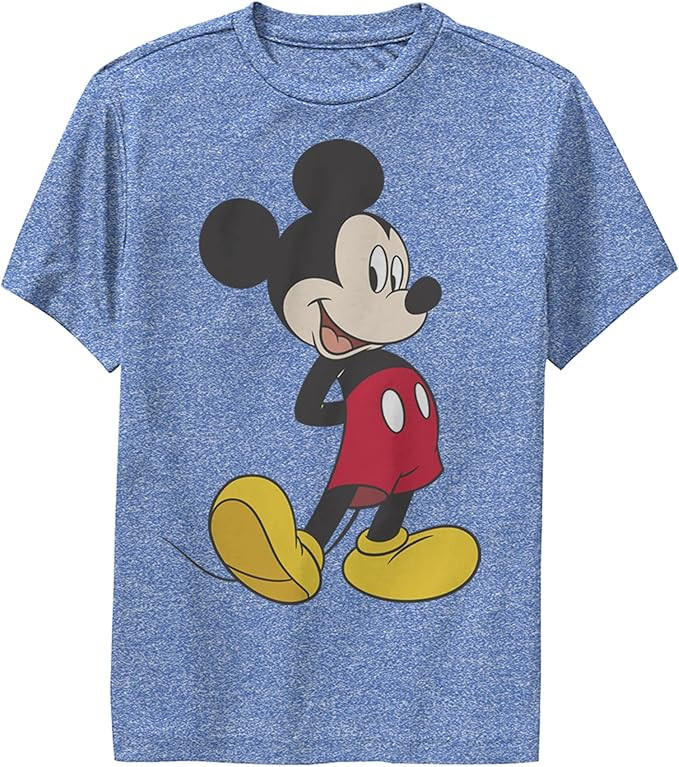 Disney Characters Traditional Mickey Boy's Performance Tee | Amazon (US)